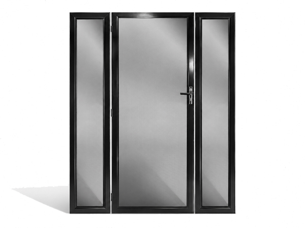 Heritage side panel door screen